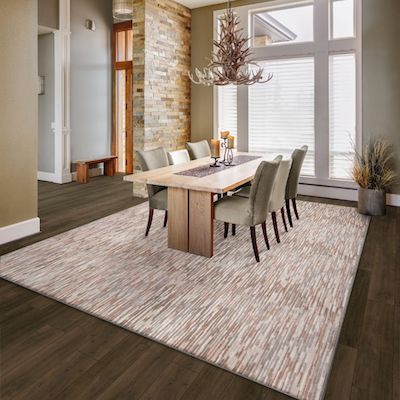 area rug in a Lakeland dining room